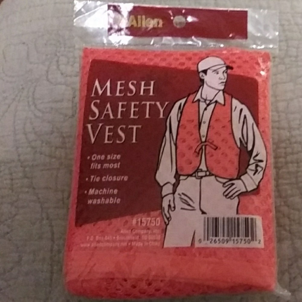 Orange Mesh Safety Vest